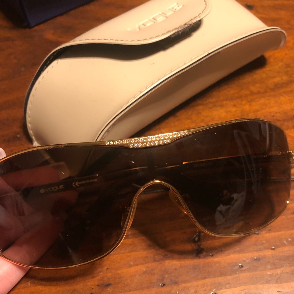 Vogue brown and gold sunglasses